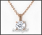 Preview: Anhänger & Kette 585 Gold, Brillant 1,02ct, VVS2